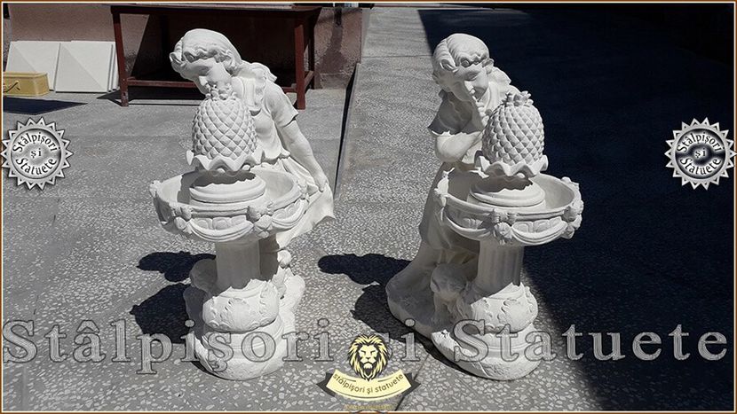 Image00795 - Decoratiuni de grădină din ciment alb și dioxid de titan