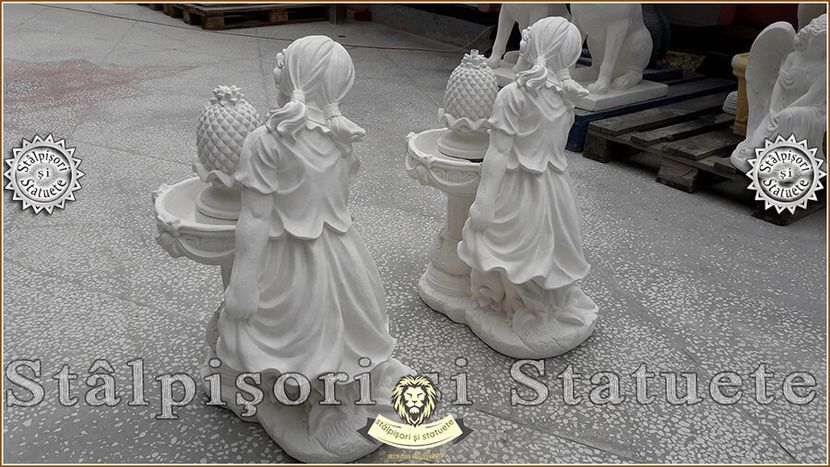 Image00797 - Decoratiuni de grădină din ciment alb și dioxid de titan