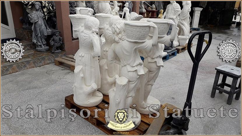 Image00743 - Decoratiuni de grădină din ciment alb și dioxid de titan