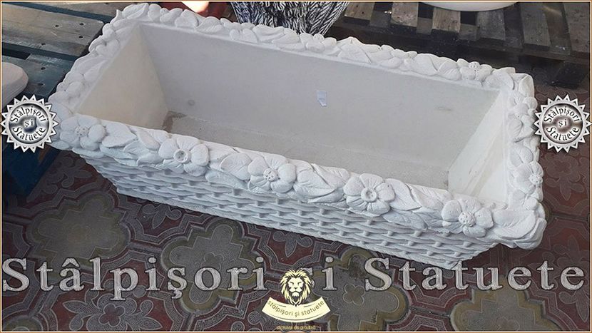 Image00705 - Decoratiuni de grădină din ciment alb și dioxid de titan