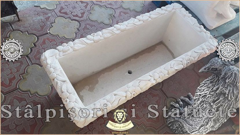 Image00706 - Decoratiuni de grădină din ciment alb și dioxid de titan