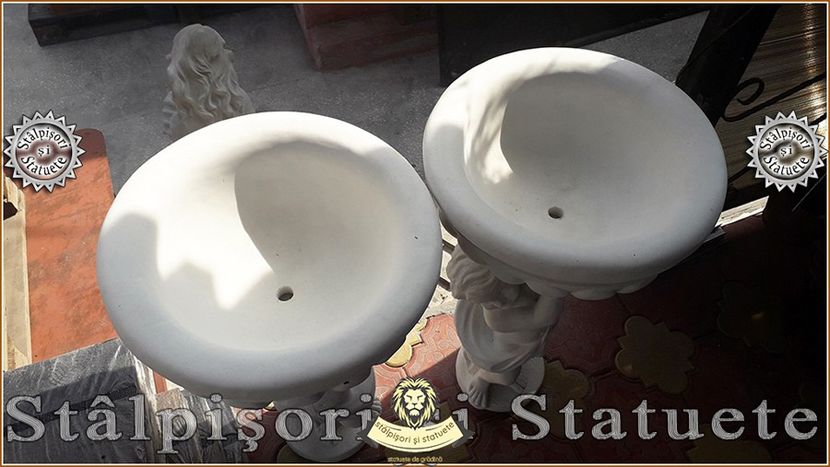 Image00508 - Decoratiuni de grădină din ciment alb și dioxid de titan