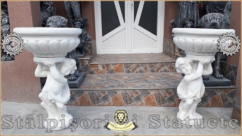 Image00510 - Decoratiuni de grădină din ciment alb și dioxid de titan