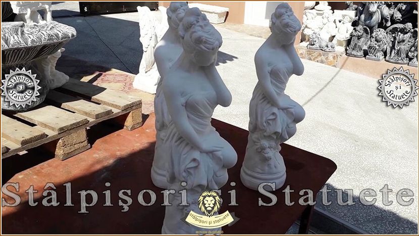 Image00802 - Decoratiuni de grădină din ciment alb și dioxid de titan