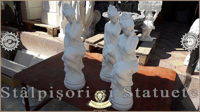 Image00803 - Decoratiuni de grădină din ciment alb și dioxid de titan