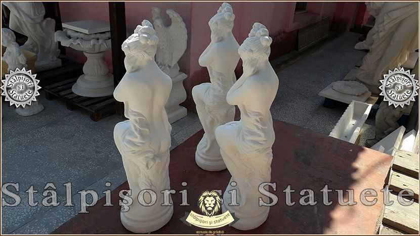 Image00804 - Decoratiuni de grădină din ciment alb și dioxid de titan