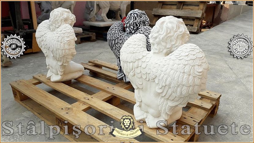 Image00539 - Decoratiuni de grădină din ciment alb și dioxid de titan