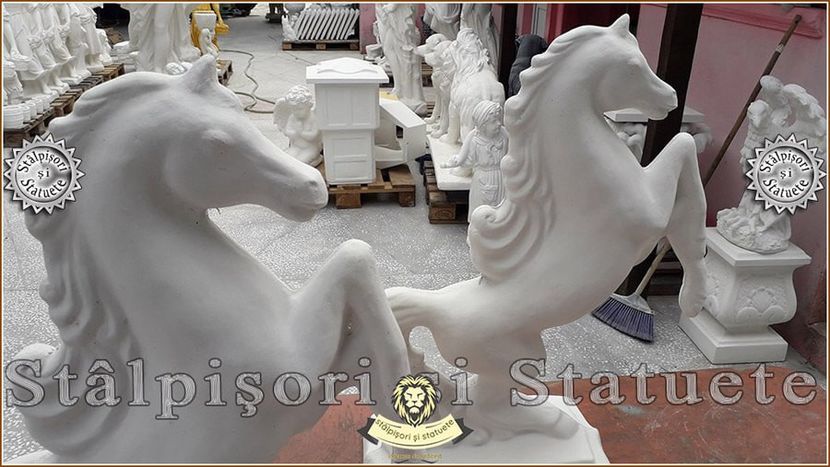 Image00781 - Decoratiuni de grădină din ciment alb și dioxid de titan