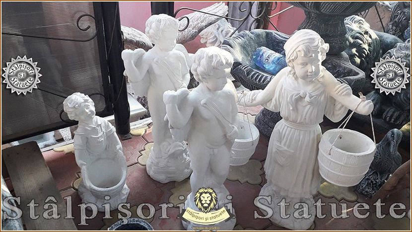 Image00513 - Decoratiuni de grădină din ciment alb și dioxid de titan