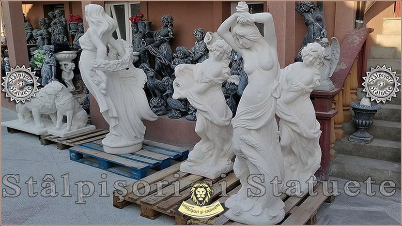 Image007299 - Decoratiuni de grădină din ciment alb și dioxid de titan