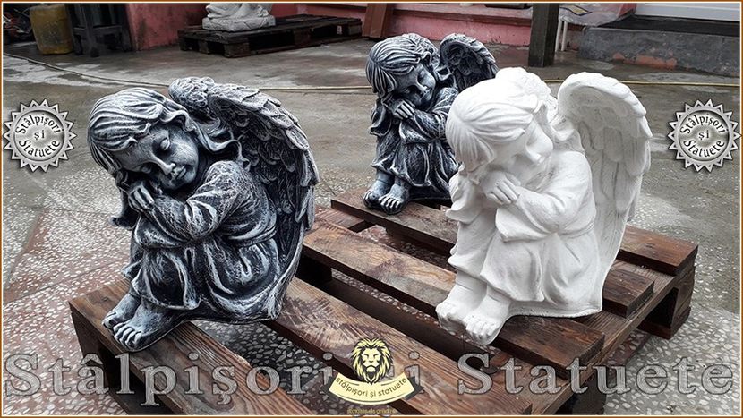 Image00644 - Decoratiuni de grădină din ciment alb și dioxid de titan