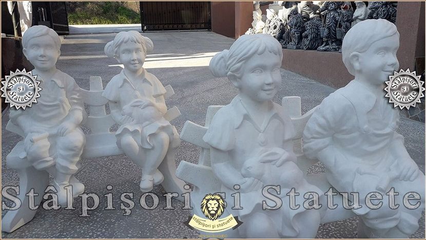 Image00711 - Decoratiuni de grădină din ciment alb și dioxid de titan