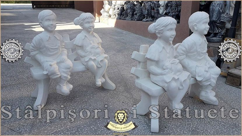 Image00713 - Decoratiuni de grădină din ciment alb și dioxid de titan