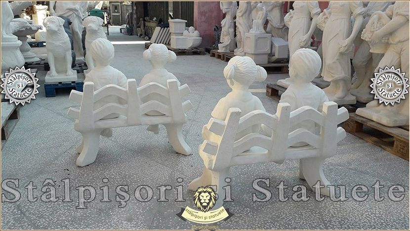 Image00714 - Decoratiuni de grădină din ciment alb și dioxid de titan