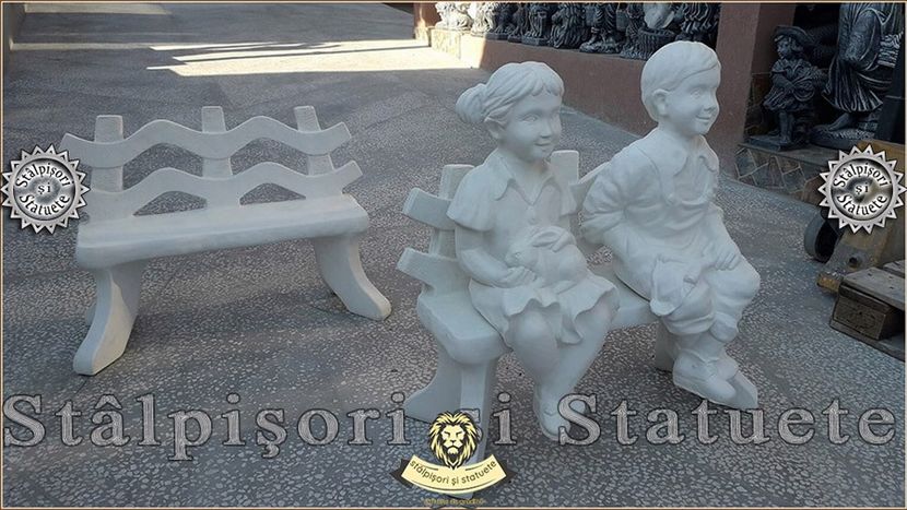 Image00715 - Decoratiuni de grădină din ciment alb și dioxid de titan