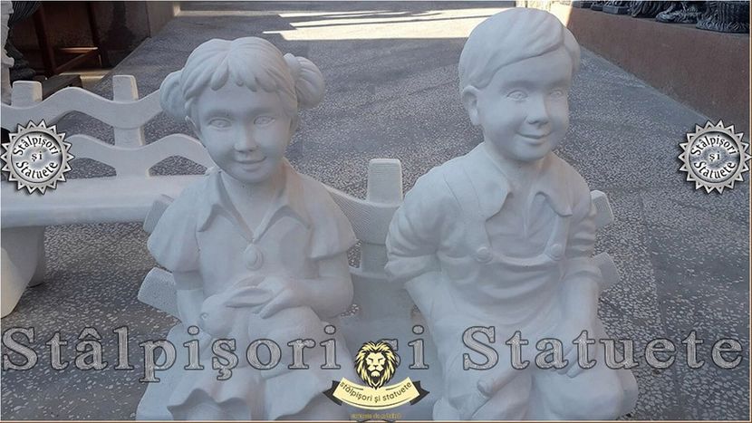 Image00716 - Decoratiuni de grădină din ciment alb și dioxid de titan