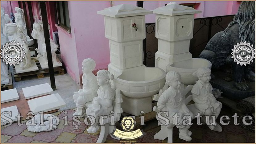 Image00721 - Decoratiuni de grădină din ciment alb și dioxid de titan