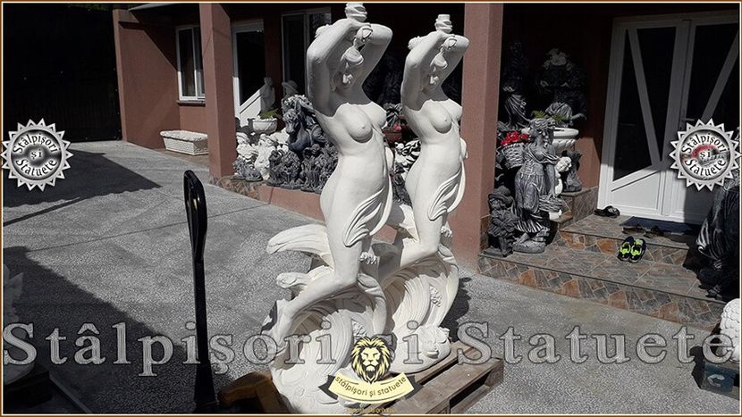 Image00812 - Decoratiuni de grădină din ciment alb și dioxid de titan