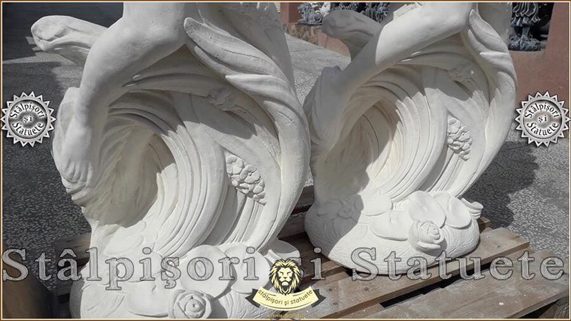 Image00818 - Decoratiuni de grădină din ciment alb și dioxid de titan