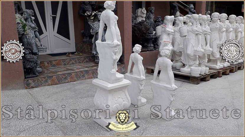 Image00753 - Decoratiuni de grădină din ciment alb și dioxid de titan