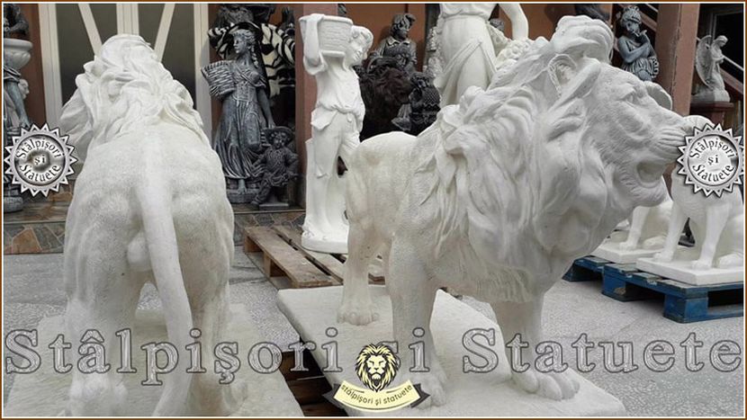 Image00757 - Decoratiuni de grădină din ciment alb și dioxid de titan