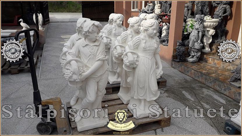 Image00736 - Decoratiuni de grădină din ciment alb și dioxid de titan