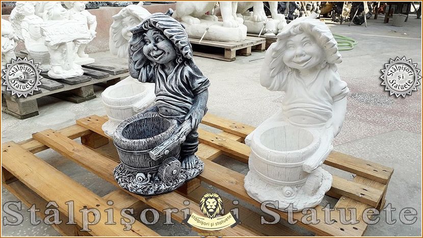 Image00530 - Decoratiuni de grădină din ciment alb și dioxid de titan