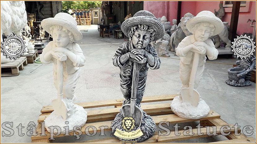 Image00525 - Decoratiuni de grădină din ciment alb și dioxid de titan