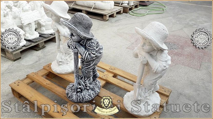 Image00526 - Decoratiuni de grădină din ciment alb și dioxid de titan