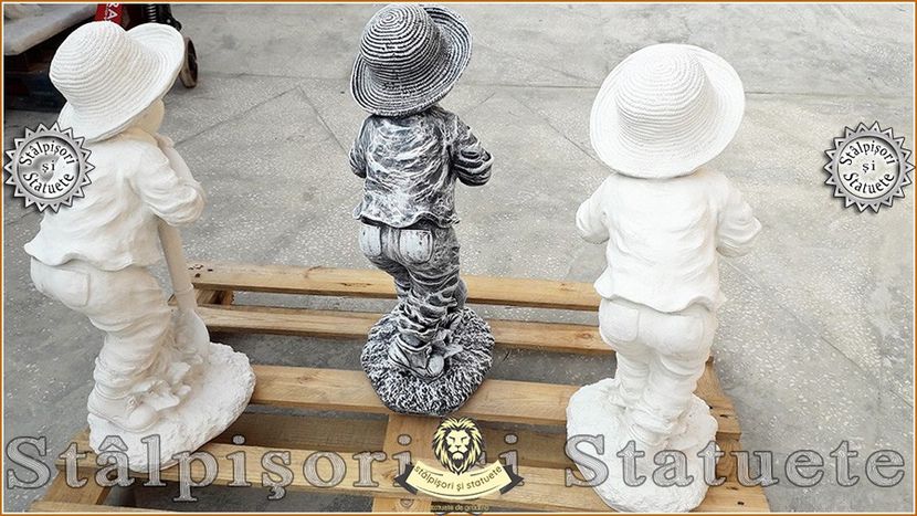 Image00528 - Decoratiuni de grădină din ciment alb și dioxid de titan