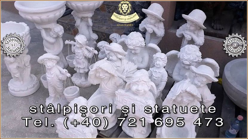 Image00549 - Decoratiuni de grădină din ciment alb și dioxid de titan