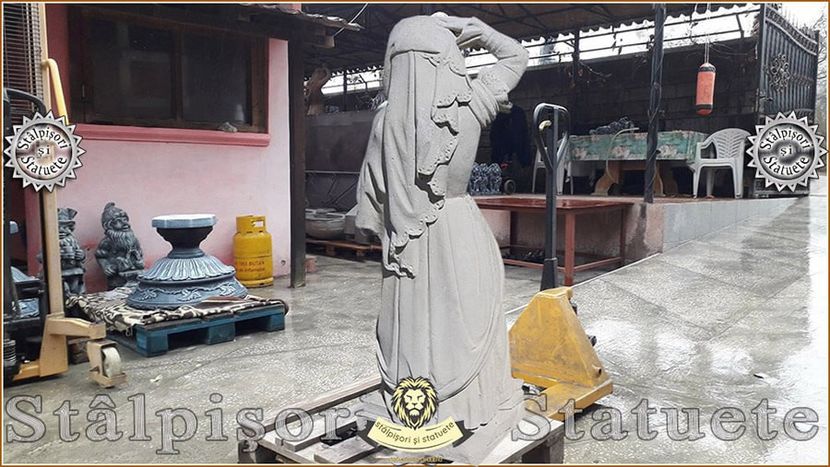 Image00774 - Decoratiuni de grădină din ciment alb și dioxid de titan