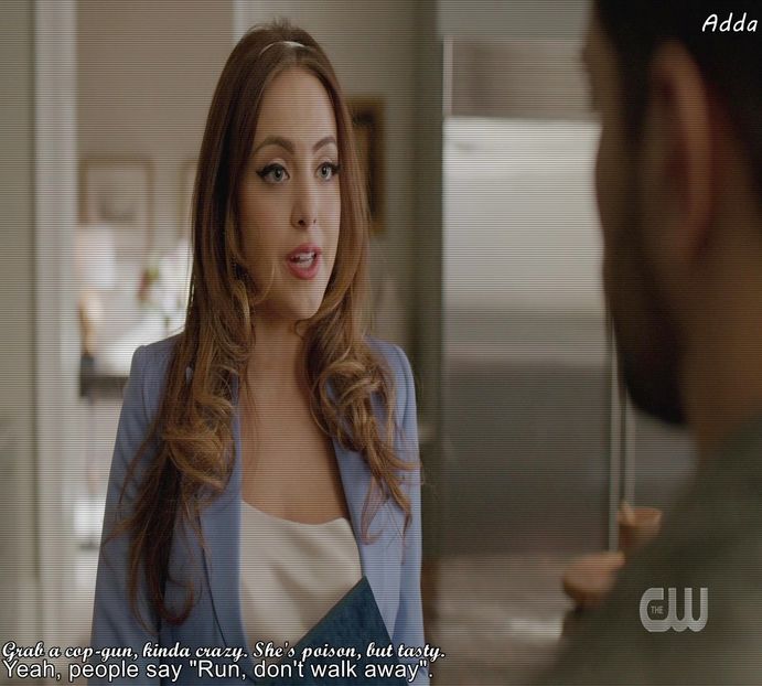 ―  Își țuguie buzele atunci când vede cum cei doi pleacă, iar apoi se uită la Selene. „Vezi - xE07xS01 haters gonna h a t e