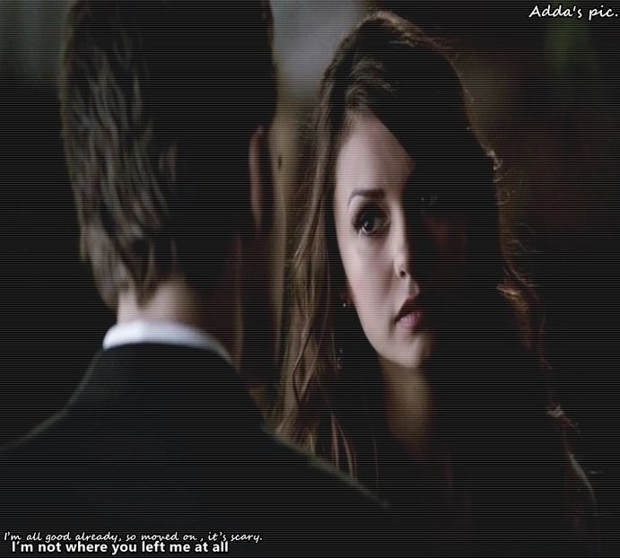 ᵉᵐ》#Se uită spre ea scurt apoi intră în bar. "Mănânci tu, eu am să beau..." #Știa că + - S01E02 x Postcards from the Edge