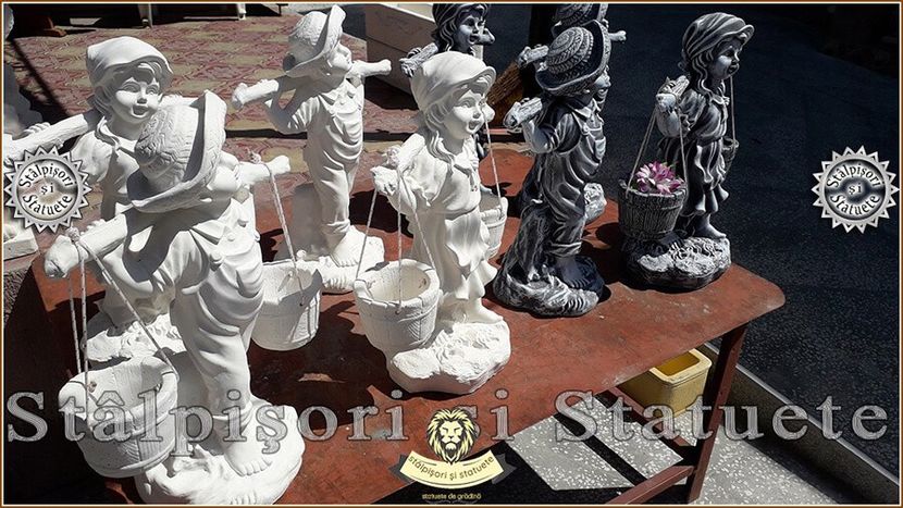 Image00935 - Decoratiuni de grădină din ciment alb și dioxid de titan