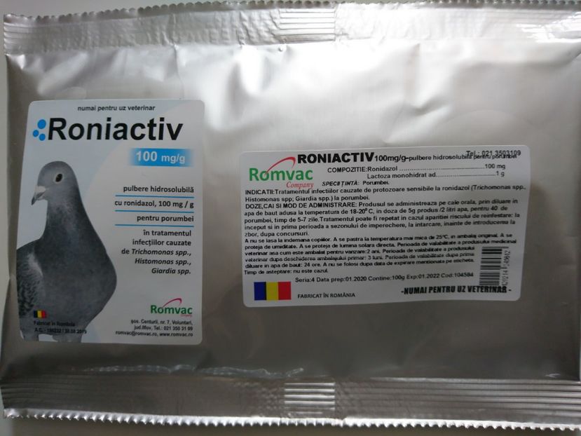 RONIACTIV 100 G 38,5 RON - PRODUSE ROMVAC