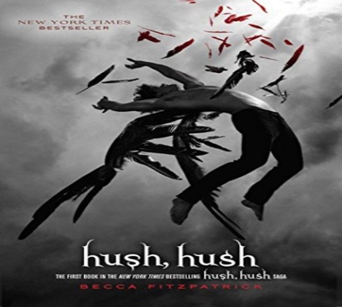 Hush Hush Book 1 - x Books fall open You fall in