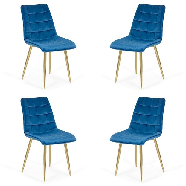 set-4-scaune-bucatarie-252-albastru-1 - Scaune bucatarie