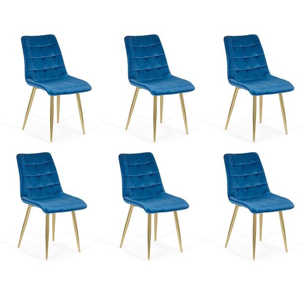 set-6-scaune-bucatarie-252-albastru-1 - Scaune bucatarie