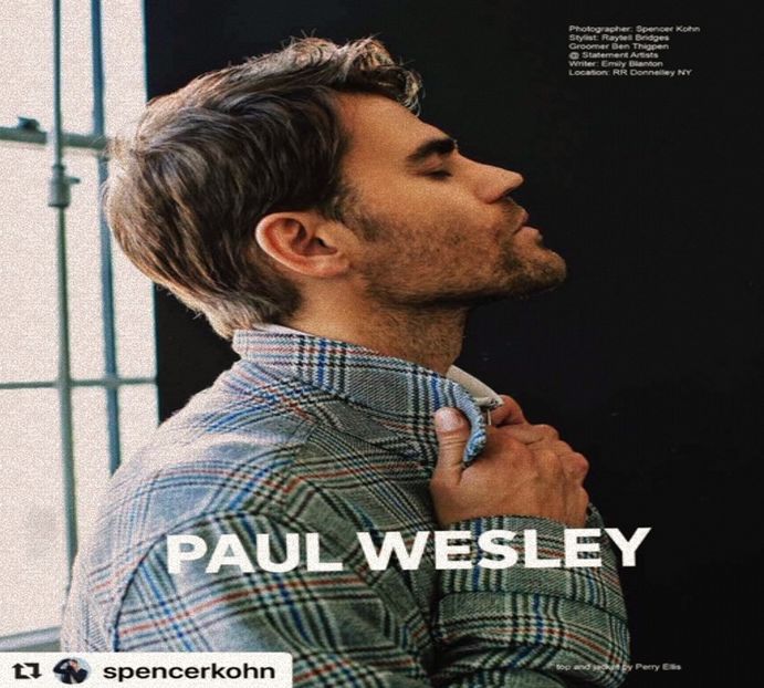 ▸Paul Wesley ▌ in Attitude team. - She stole my heart and fcked it up