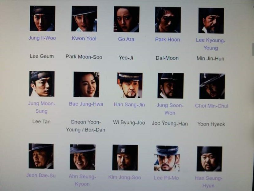 CAST 3 - HAECHI - JOSEON