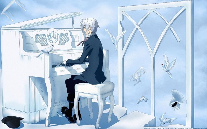 Day 13 -  Most Emotive Moment - Allen playing the piano - D Gray Man Challenge