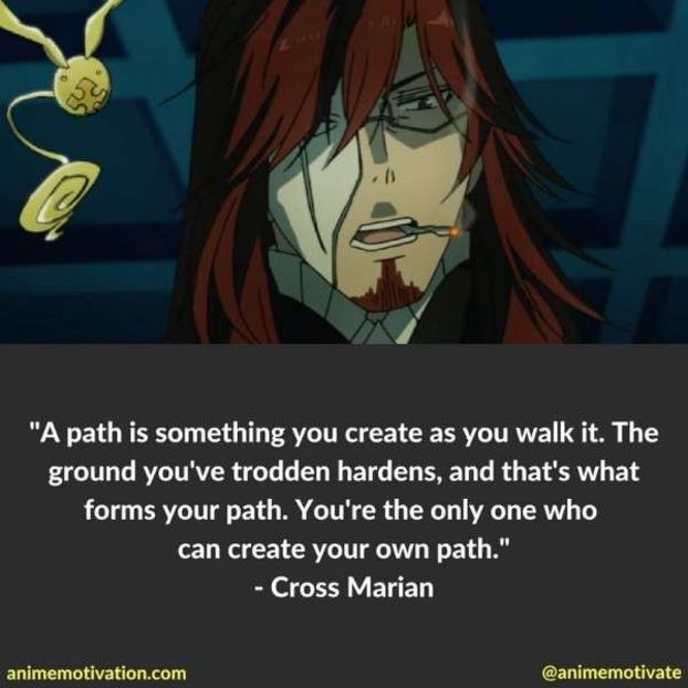 Day 20 - Favorite Quote - Cross Marian quote - D Gray Man Challenge