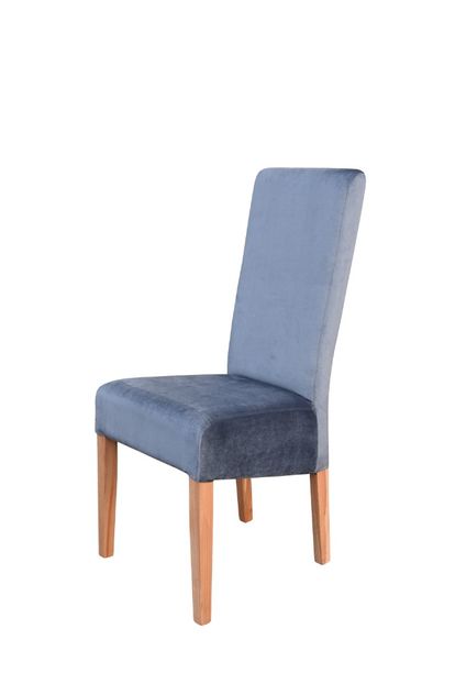 Scaun FLORIDA gri catifea - SCAUNE