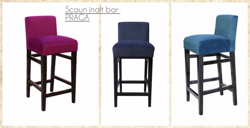 Scaun inalt bar PRAGA 3 - SCAUNE