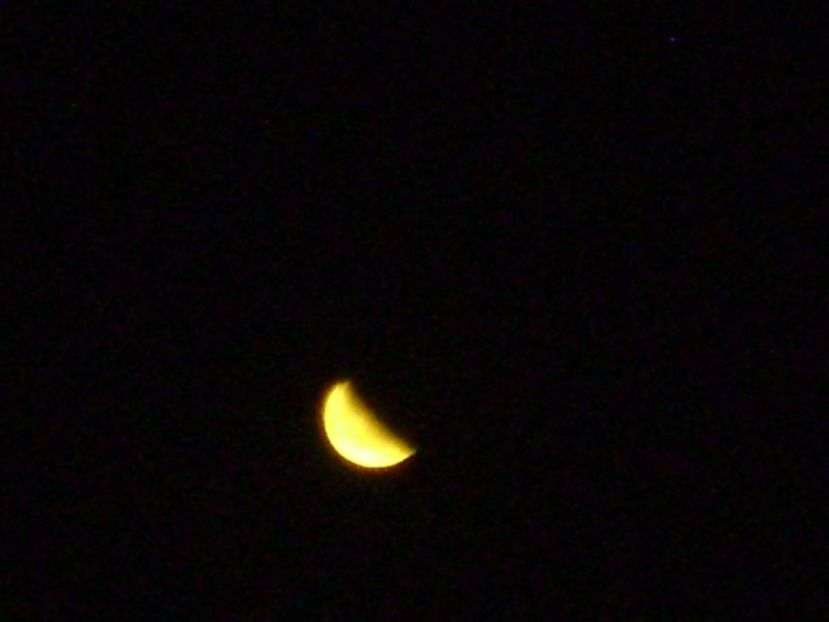 Rasarit de Luna in scadere in Berbec - Luna - Soarele si norii - 2