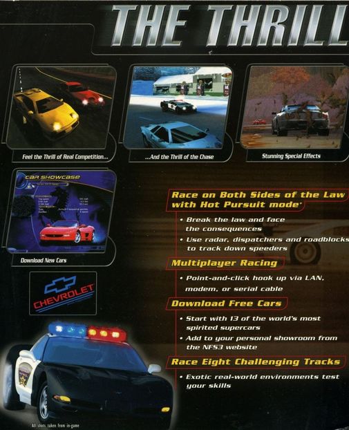 NFS Hot Pursuit 3 - NFS Hot Pursuit 3 1998