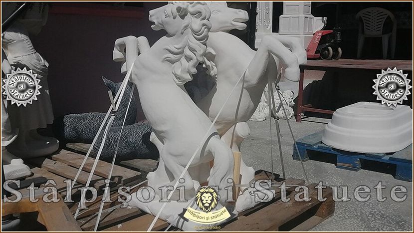 Image01219 - Decoratiuni de grădină din ciment alb și dioxid de titan