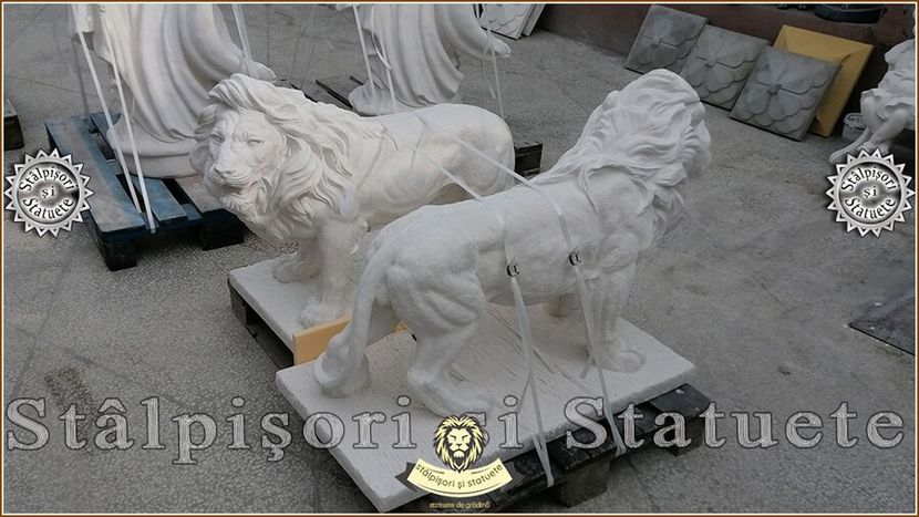 Image01224 - Decoratiuni de grădină din ciment alb și dioxid de titan