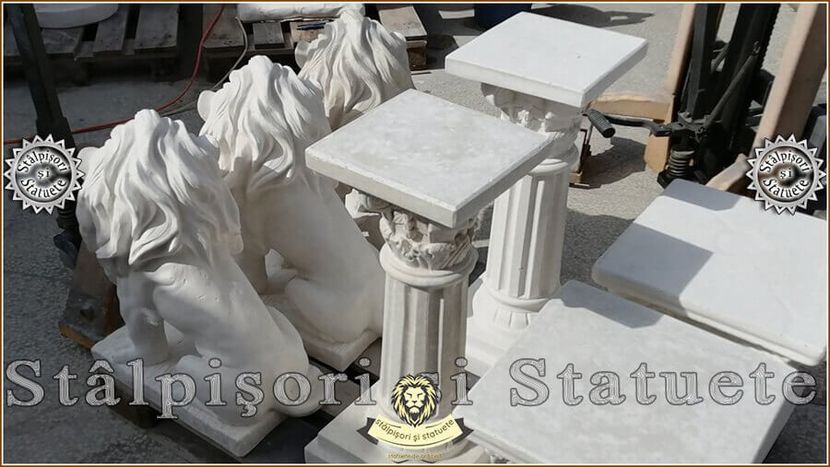 Image01201 - Decoratiuni de grădină din ciment alb și dioxid de titan